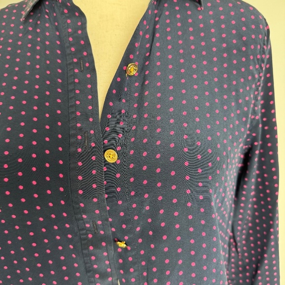 C Wonder Polka Dot Button Up Shirt - Picture 2 of 7